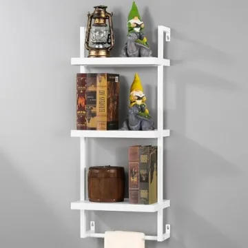 FUSUNBAO 3-Tier Floating Wall Shelves for Small Spaces