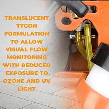 4 Sizes Petrol Fuel Gas Line Pipe Hose Tubing For String Trimmer Chainsaw Blower Lawn Mower and other Power Tools For 2 Cycle Small Engine Poulan, Craftman and more (Yellow 4PC)