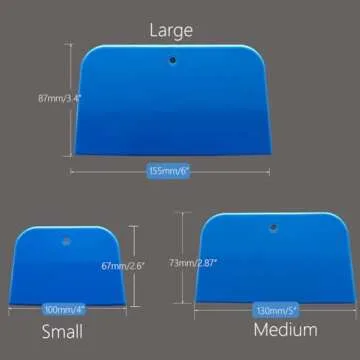 Durable TuNan 9 PCS Plastic Body Filler Spreaders