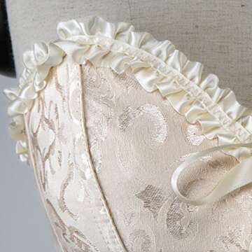 Women Plus Size Corsets Bustier Top Waist Belt Costumes X-Small Beige