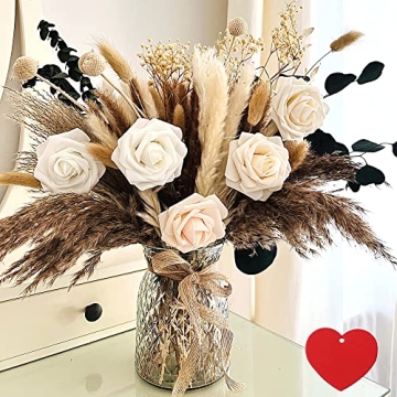 Artificial Flower Arrangements with Vase - 100pcs