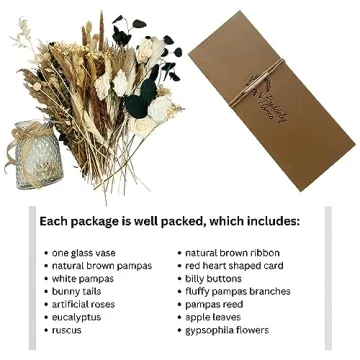 Artificial Flower Arrangements with Vase - 100pcs