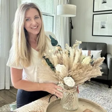 Artificial Flower Arrangements with Vase - 100pcs