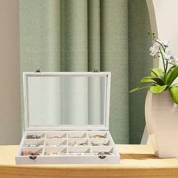 Elegant Stratalife Jewelry Organizer with Velvet Finish