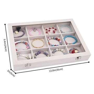 Elegant Stratalife Jewelry Organizer with Velvet Finish