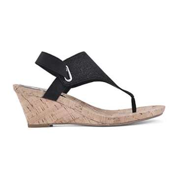 Comfortable Cork Wedge Sandals for Women - White Mountain