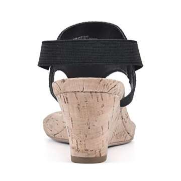 Comfortable Cork Wedge Sandals for Women - White Mountain