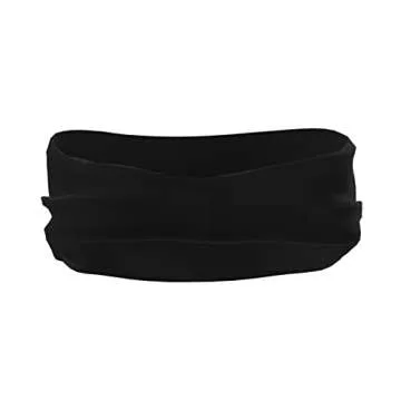 Custom Sport Headbands for Men Women Personalized Design Your Image Text Logo Sweat Band Breathable Soft Sweat Wicking Sweatband for Exercise Yoga Basketball Black