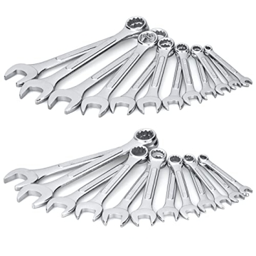 Versatile 24-Piece Master Wrench Set with Pouch