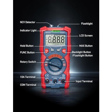 AstroAI Multimeter with Non-Contact Testing and Backlight