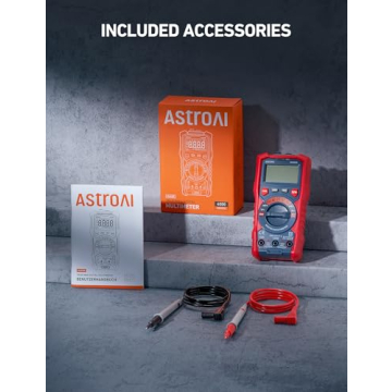 AstroAI Multimeter with Non-Contact Testing and Backlight