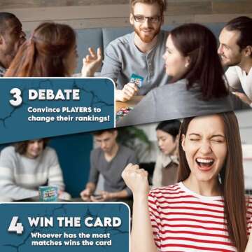 Change My Mind - Chaotic Party Game for Adults - Rank & Debate Absurd Topics - Hilarious Adult Party Game for Groups of 3-8 Players - Ages 17+