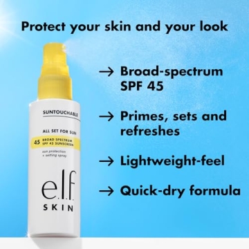 Vegan SPF 45 Setting Spray by e.l.f. SKIN - Long-Lasting Makeup