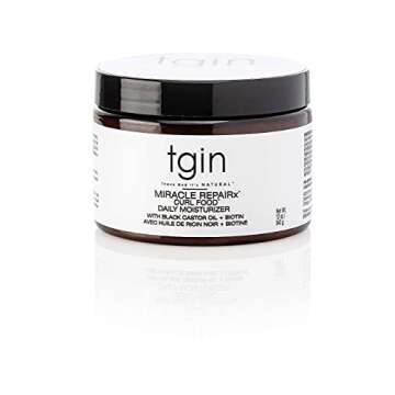 tgin Miracle RepaiRx Curl Food Daily Moisturizer for Curly, Coily and Wavy Hair, Moisturizing Curl C...