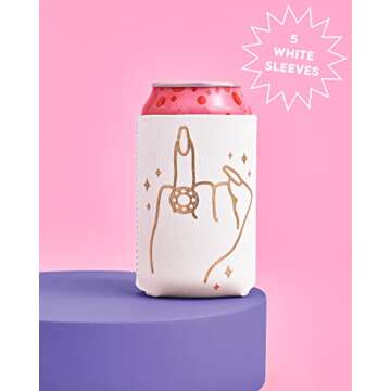 Stylish xo, Fetti Bachelorette Party Can Coolers - 10 Count