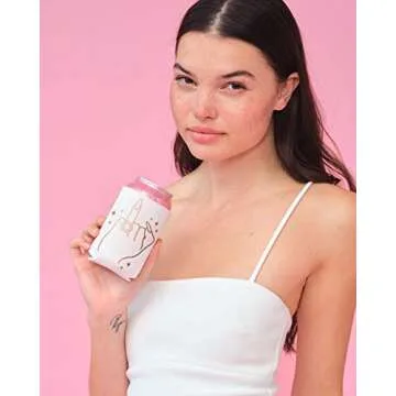 Stylish xo, Fetti Bachelorette Party Can Coolers - 10 Count