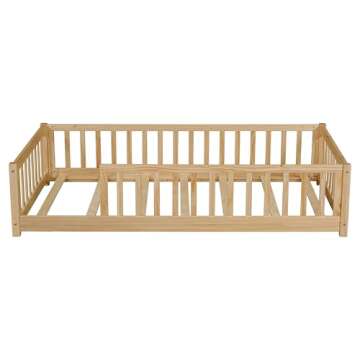 PVWIIK Montessori Twin Floor Bed for Safe Sleep