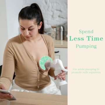 Breast Pain Relief Gel Ice Packs for Nursing Moms