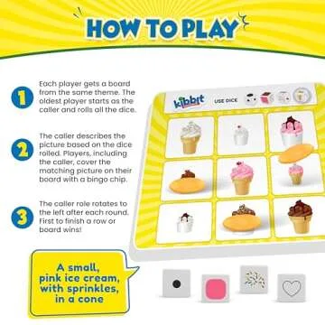 Kibbit Bingo-Style Game for Descriptive Language Enhancement