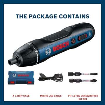 Bosch Bosch Go (Gen-2.0) Smart Screwdriver, Blue, 1 Piece