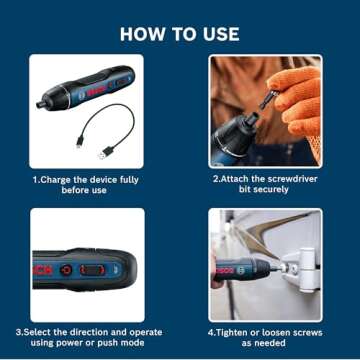 Bosch Bosch Go (Gen-2.0) Smart Screwdriver, Blue, 1 Piece