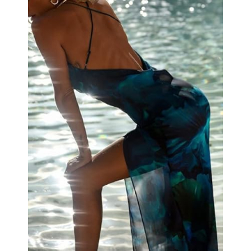 Trendy Tie Dye Mesh Maxi Dress for All Occasions