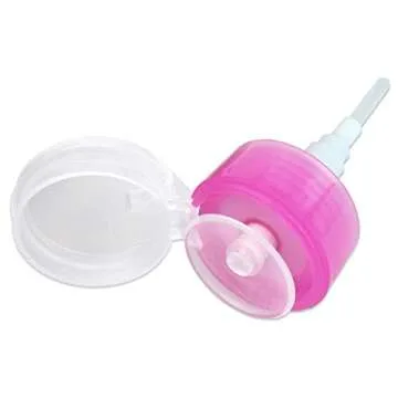 Beauticom 9 oz Alcohol Labeled Push Down Liquid Pumping Dispenser Empty Bottle, Professional, Personal, Laboratory, Dentist, Salon, Nail Care, Hospital use (9 oz, Gray w/Alcohol Imprinted)