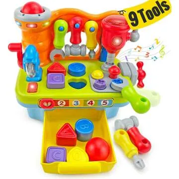 Multifunctional Workbench Toy for 1 Year Old