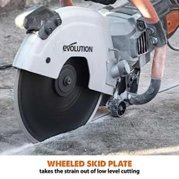 Evolution R300DCT Electric Concrete Saw for Deep Cuts