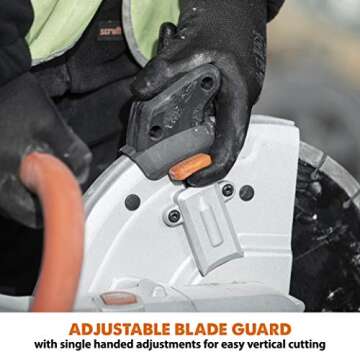 Evolution R300DCT Electric Concrete Saw for Deep Cuts