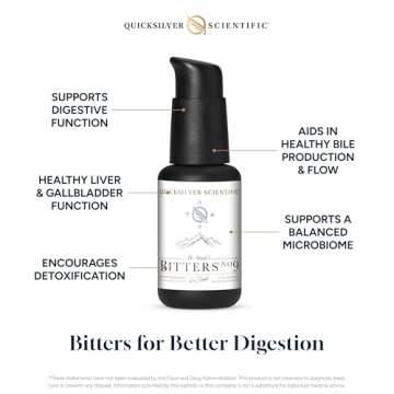 Quicksilver Scientific Dr. Shade's Bitters No. 9 - for Digestion - Fast Acting Liposomal Digestive Bitters with Milk Thistle, Burdock Root & Juniper Essential Oil - Digestive Support (50ml)