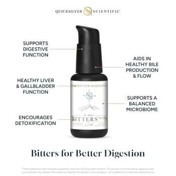 Quicksilver Scientific Dr. Shade's Bitters No. 9 - for Digestion - Fast Acting Liposomal Digestive Bitters with Milk Thistle, Burdock Root & Juniper Essential Oil - Digestive Support (50ml)