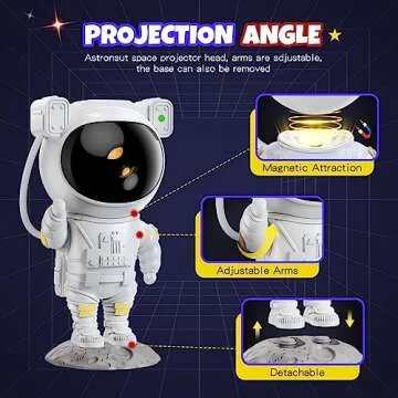JUIARA Astronaut Star Projector for Cosmic Ambiance