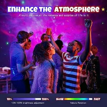 JUIARA Astronaut Star Projector for Cosmic Ambiance