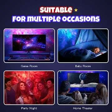 JUIARA Astronaut Star Projector for Cosmic Ambiance