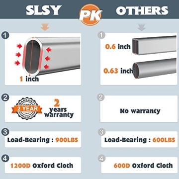 Slsy Portable Folding Camping Cot with Carry Bag for Travel