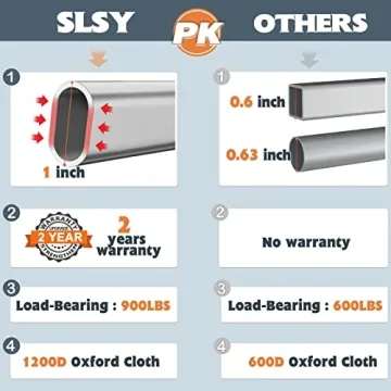 Slsy Portable Folding Camping Cot with Carry Bag for Travel