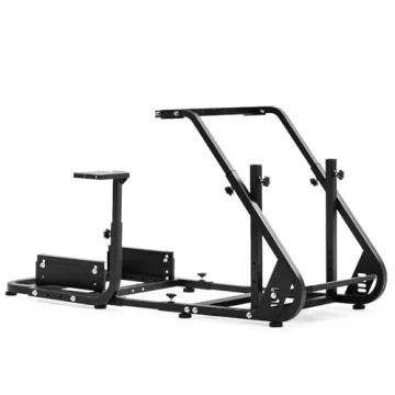 Hottoby Racing Simulator Cockpit with Adjustable Monitor Stand for Logitech/Thrustmaster/Fanatec G92...