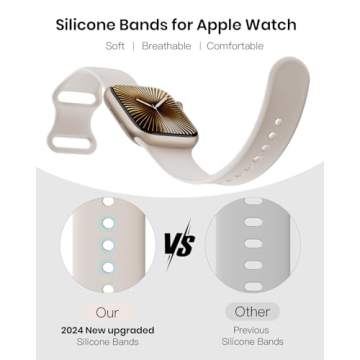 Sport Band for Apple Watch - Waterproof, Soft, Unisex