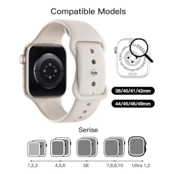 Sport Band for Apple Watch - Waterproof, Soft, Unisex