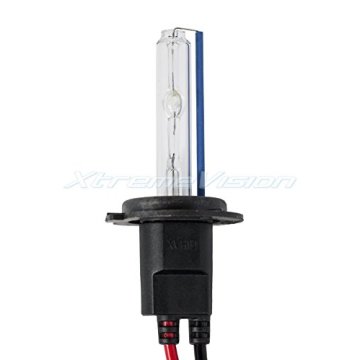 XtremeVision HID Xenon Replacement Bulbs - H7 6000K - Light Blue (1 Pair)