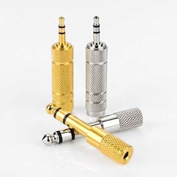 EBOOT Headphone Adapter: Durable Sound Quality, 4 Pieces