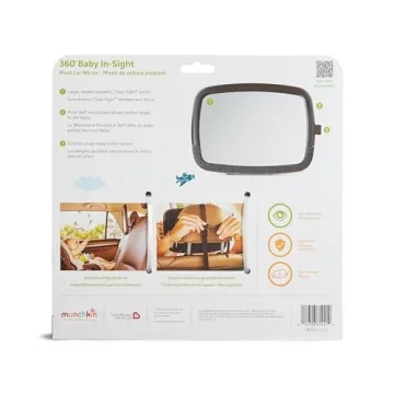 Munchkin Baby Car Mirror Adjustable Rear Facing Car Seat