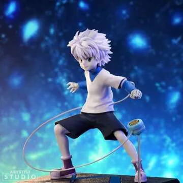 ABYSTYLE Studio Hunter x Hunter Killua 5.5" Tall SFC Collectible PVC Figure Statue Anime Manga Figur...