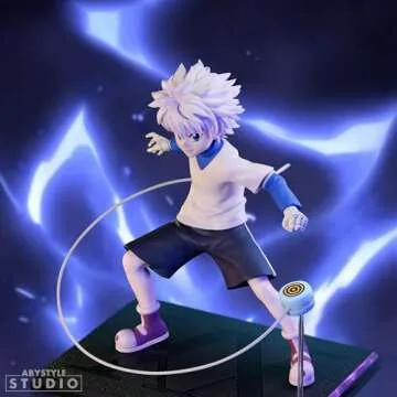 ABYSTYLE Studio Hunter x Hunter Killua 5.5" Tall SFC Collectible PVC Figure Statue Anime Manga Figurine Home Room Office Décor Gift