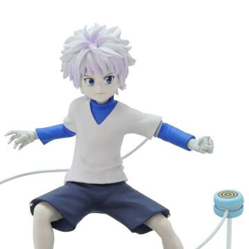 ABYSTYLE Studio Hunter x Hunter Killua 5.5" Tall SFC Collectible PVC Figure Statue Anime Manga Figurine Home Room Office Décor Gift