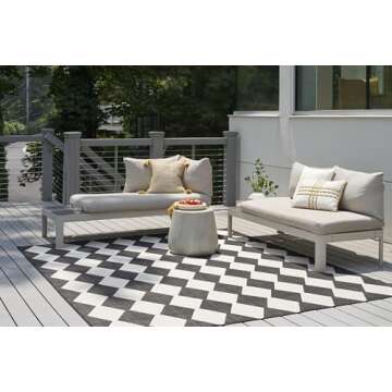 Nourison Positano Rug for Indoors & Outdoors, 7x10