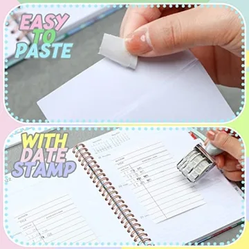 Teling Library Cards Set for Book Lovers 202 Pieces Personal Kit