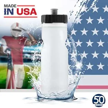 50 Strong 24-Pack BPA-Free 22 oz Sports Bottles