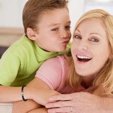 Gifts for Kids Boys Basket Stuffers Cool Beaded Cross Bracelet Ages 6 7 8 Year Old Boy Gifts Ideas Son Grandson Nephew Birthday Confirmation Stocking Stuffers, 6.3"